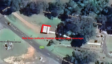 Site 3 : Noojee Public Toilets, Corner School Road and Mt Baw Baw Tourist Road, Noojee