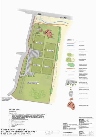 Lillico Road Sporting Reserve Concept Masterplan