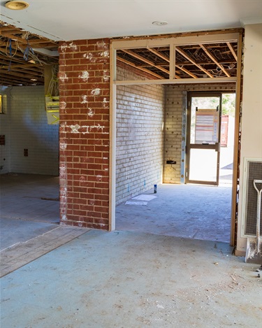 Internal demolition is well underway at the pavilion