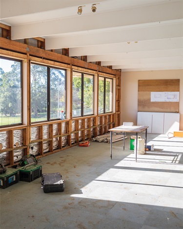 Internal demolition is well underway at the pavilion