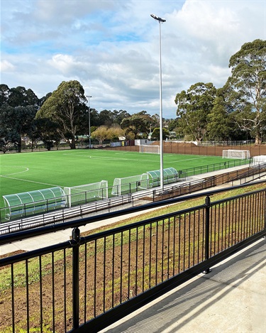 The project has now reached practical completion and the new synthetic pitch is ready for use.