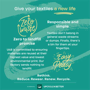 Learn more about our new textile recycling program