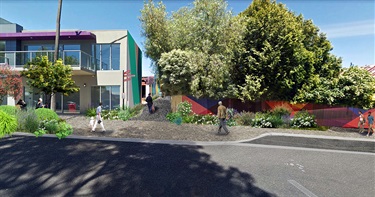 Concept image showing a laneway connection from Commercial Place to Princes Way
