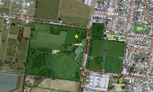 Overhead map of Bellbird Park