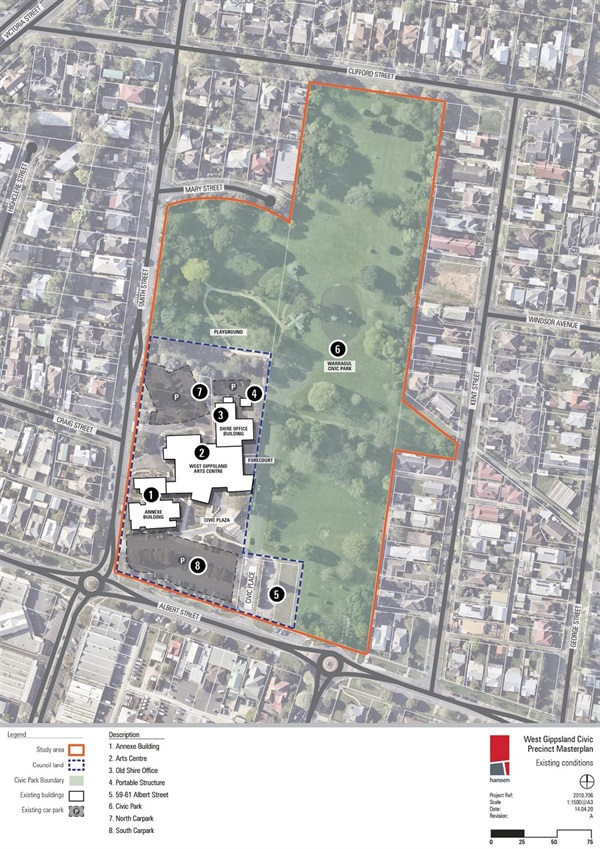 Baw Baw Civic Precinct Masterplan Map